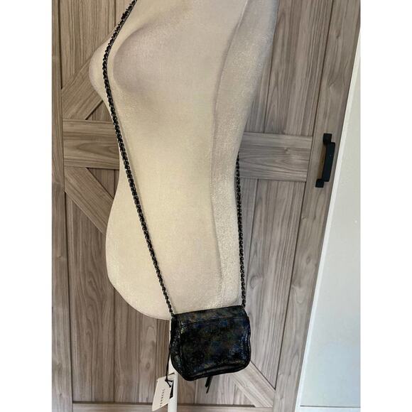 NWT Aimee Kestenberg Down under mini Crossbody iridescent black - Picture 8 of 8